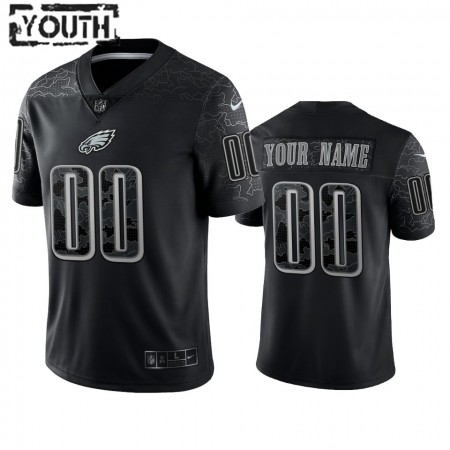 Tröjor Philadelphia Eagles Custom Svart Reflective Limited - Barn Tröjor Philadelphia Eagles Custom Svart Reflective Limited - Barn